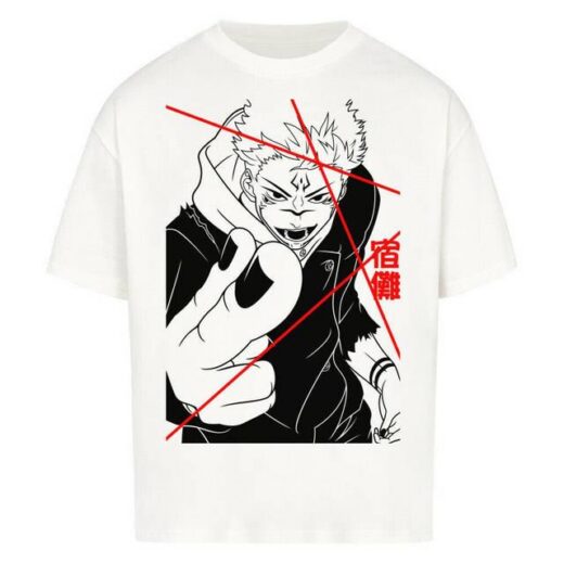 Футболка PrintBro з принтом Y2k Jujutsu Kaisen x Sukuna Slash