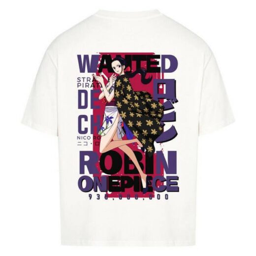 Футболка PrintBro з принтом Y2k One Piece x Robin x Wanted