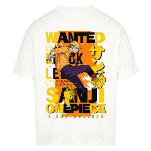 Футболка PrintBro з принтом Y2k One piece x Sanji x Wanted