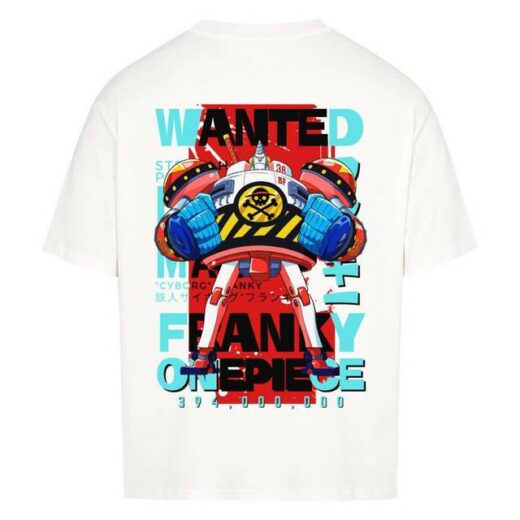 Футболка PrintBro з принтом Y2k One Piece x Franky x Wanted