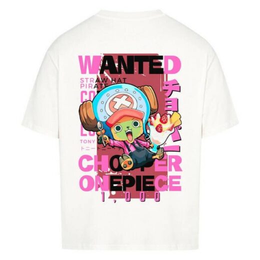 Футболка PrintBro з принтом Y2k One Piece x Chopper x Wanted