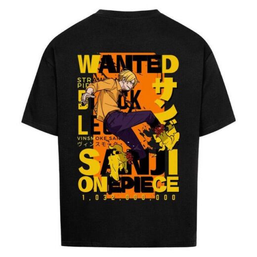 Футболка PrintBro з принтом Y2k One piece x Sanji x Wanted