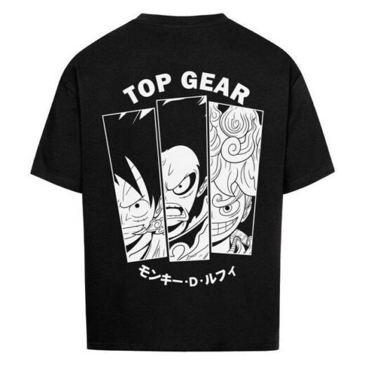 Футболка PrintBro з принтом Y2k One Piece Luffy Top Gear