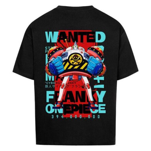 Футболка PrintBro з принтом Y2k One Piece x Franky x Wanted