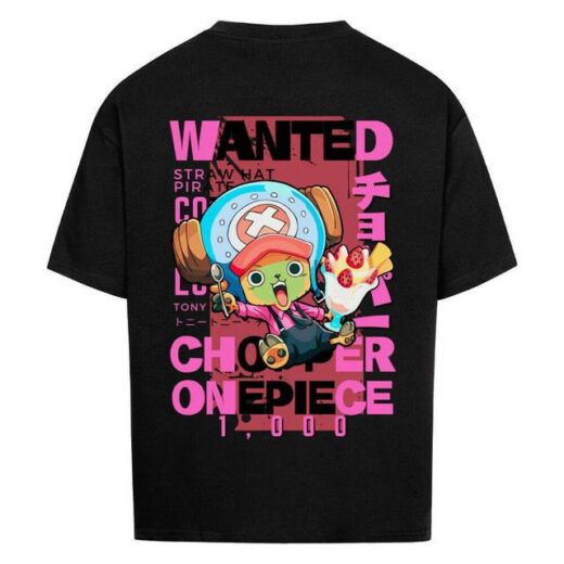 Футболка PrintBro з принтом Y2k One Piece x Chopper x Wanted