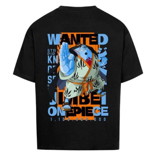 Футболка PrintBro з принтом Y2k One Piece x Jimbei x Wanted