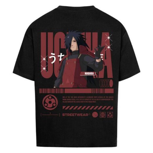Футболка PrintBro з принтом Y2k naruto x madara uchiha