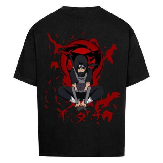 Футболка PrintBro з принтом Y2k Itachi x Sharingan