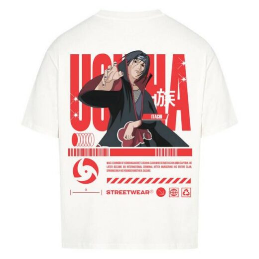Футболка PrintBro з принтом Y2k Naruto x Itachi Uchiha x Street