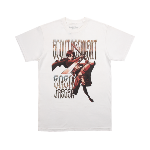 Футболка PrintBro з принтом Y2k Attack on Titan Eren Jaeger ODM