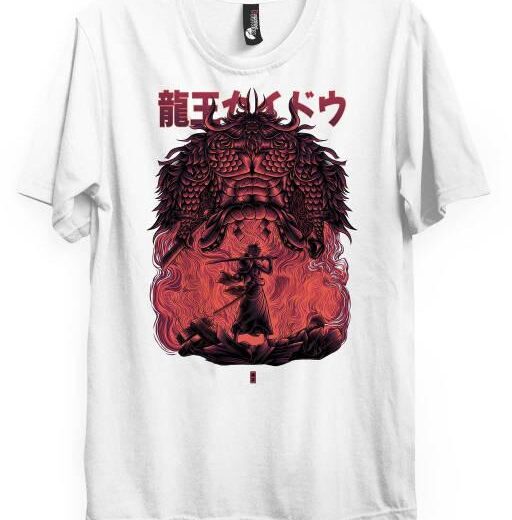 Футболка PrintBro з принтом Y2k Luffy X Kaido