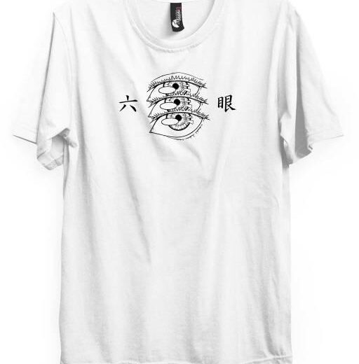 Футболка PrintBro з принтом Y2k Gojo (SIX EYES)
