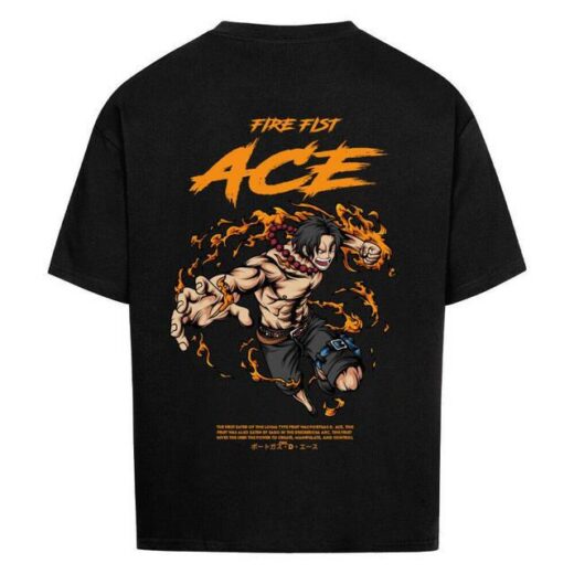 Повсякденна Футболка PrintBro з принтом One Piece x Fire Fist Ace