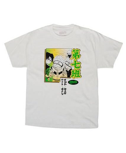 Повсякденна Футболка PrintBro з принтом Naruto 25th Team 7 Tee - White