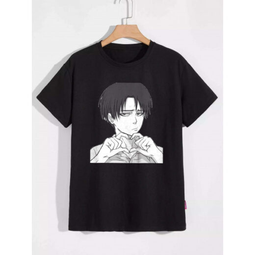 Футболка PrintBro Attack on Titan Атака титанів, Аккерман PG03696 goodreclama Чорний