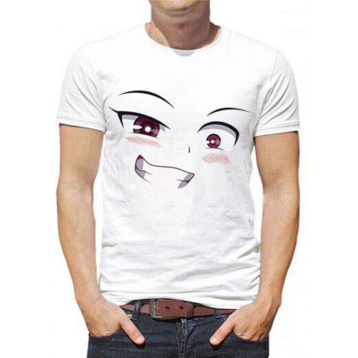 Футболка PrintBro чоловіча Anime Face PG00167 Білий