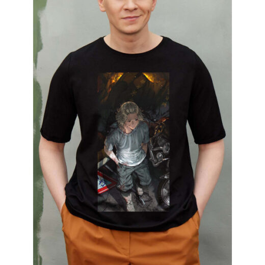 Футболка PrintBro Токійські месники Tokyo Revengers, Mikey PG03412 goodreclama Чорний