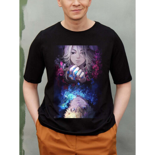 Футболка PrintBro Токійські месники Tokyo Revengers, Рінсоя PG03414 goodreclama Чорний