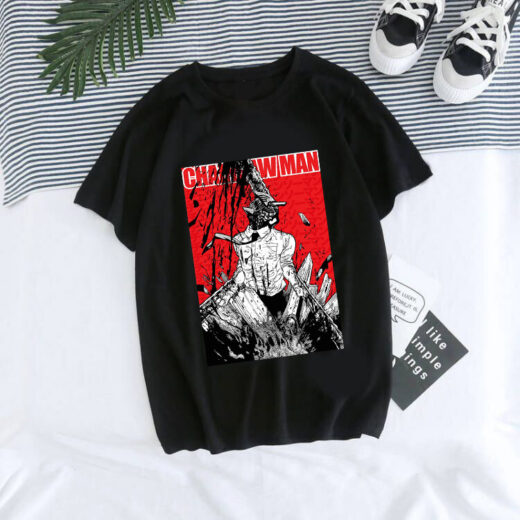 Футболка PrintBro аніме Людина-бензопила. Chainsaw Man Art.001