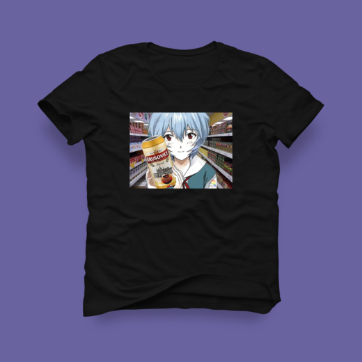 Футболка PrintBro аніме Рей Аянм. Evangelion