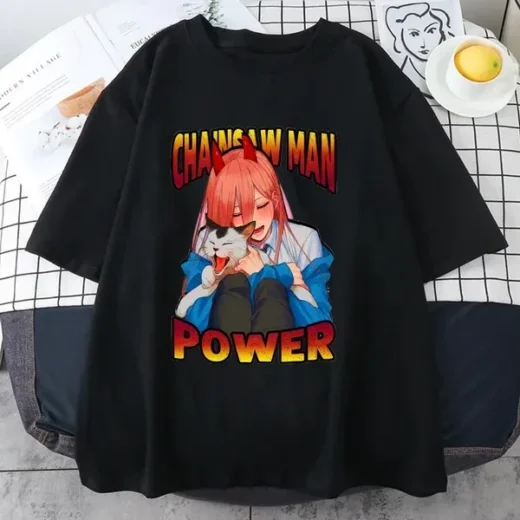 Футболка PrintBro аніме Chainsaw Man Power