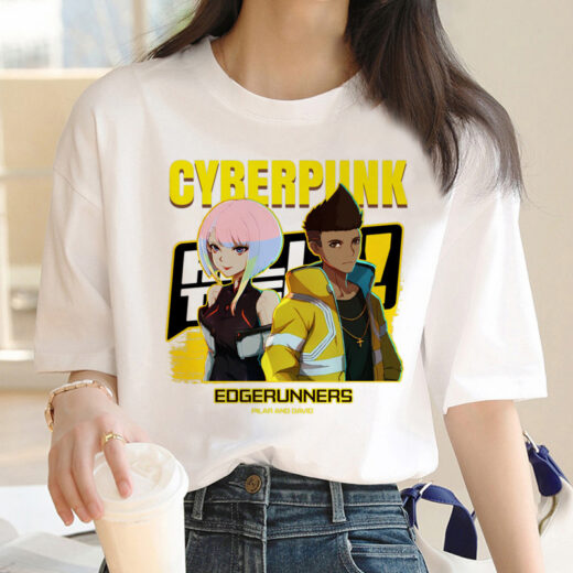 Футболка PrintBro аніме Cyberpunk Edgerunners Art.004