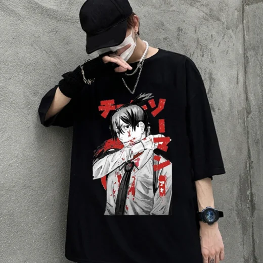 Футболка PrintBro аніме Chainsaw Man:Людина бензопила Art.002