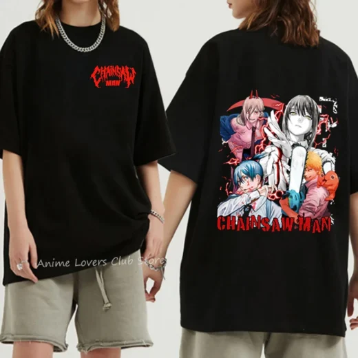 Футболка PrintBro аніме Людина-бензопила unisex Art.003