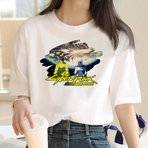 Футболка PrintBro аніме Cyberpunk: Edgerunners Art.002