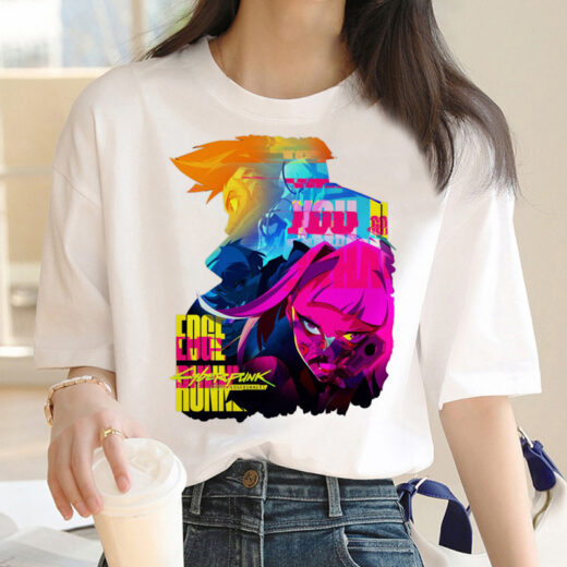 Футболка PrintBro аніме Cyberpunk: Edgerunners Art.004