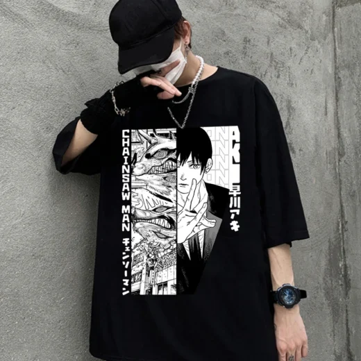 Футболка PrintBro аніме Chainsaw Man:Людина бензопила Art.008