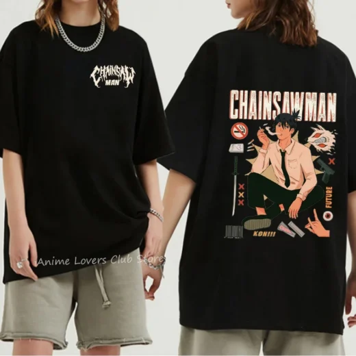 Футболка PrintBro аніме Людина бензопила unisex Art.010