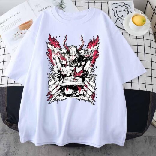Футболка PrintBro Панк аніме дівчини