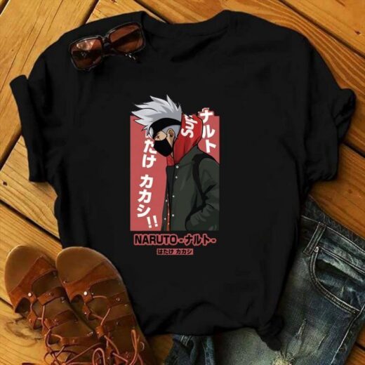 Футболка PrintBro аніме Наруто — Какаші Хатаке Art.001