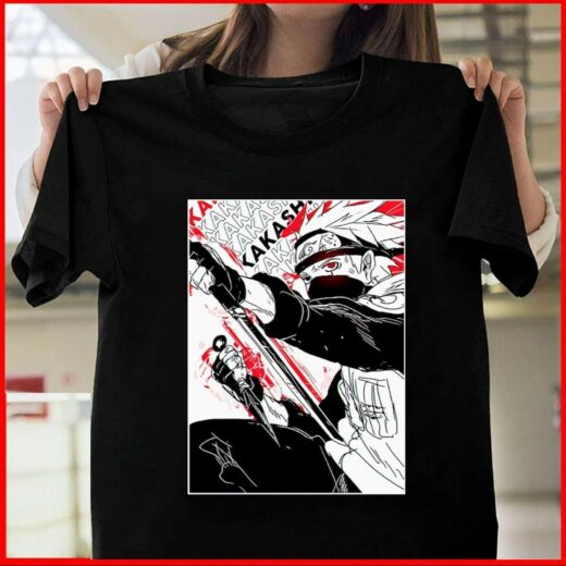 Футболка PrintBro аніме Наруто — Какаші Хатаке Art.003
