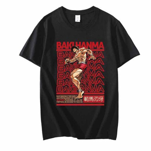 Футболка PrintBro аніме Бакі Ханма/Бінець Бакі Art.002