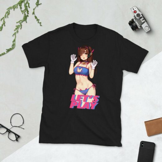 Футболка PrintBro аніме Ecchi Hentai Dva Overwatch