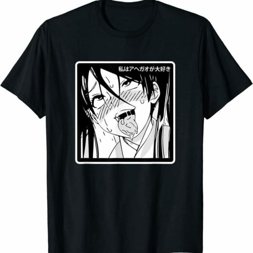 Футболка PrintBro аниме Ahegao Art.004