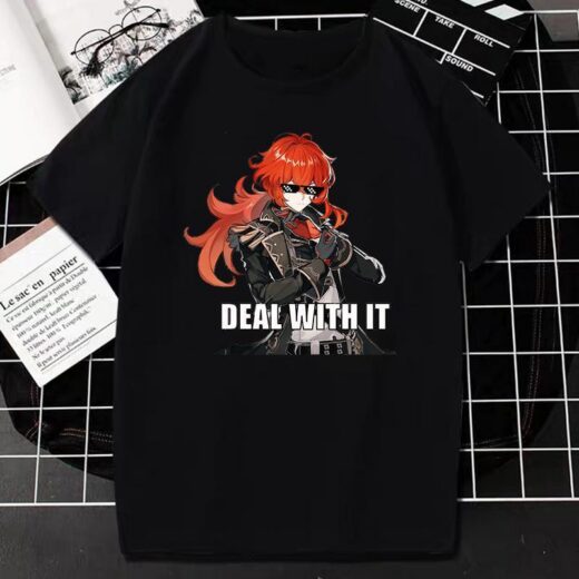 Футболка PrintBro аніме Genshin Impact Art.029