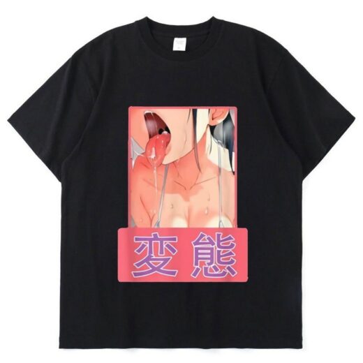 Футболка PrintBro аниме Ahegao Art.007