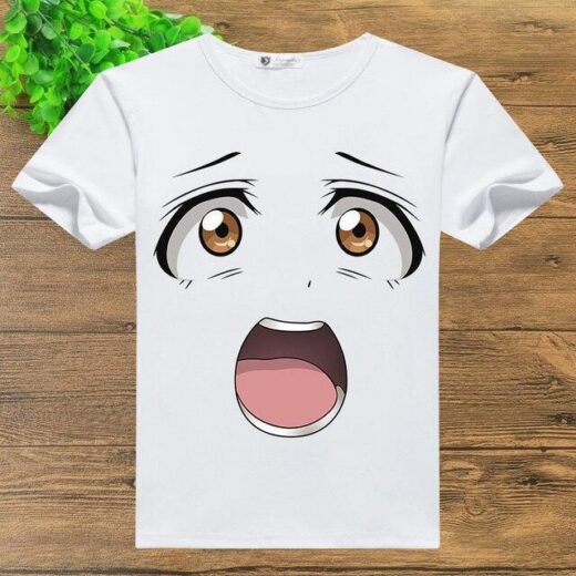 Футболка PrintBro аніме з великими очима Art.003