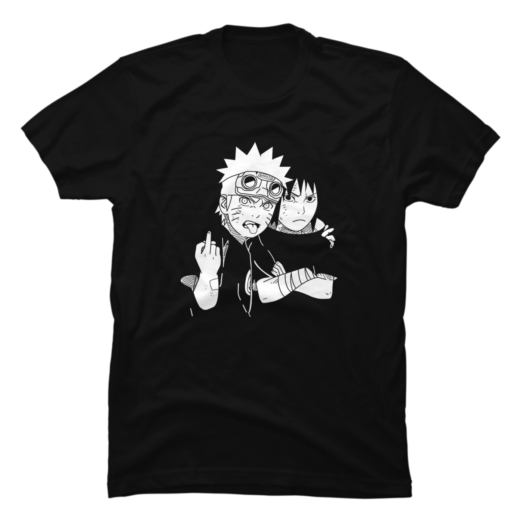Футболка PrintBro Naruto Sasuke badass