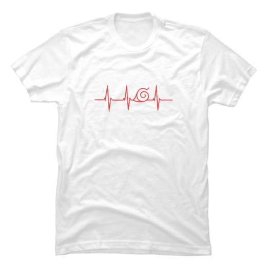 Футболка PrintBro Naruto - konoha Heartbeat