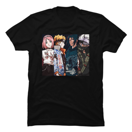 Футболка PrintBro Naruto Team 7 Art.001