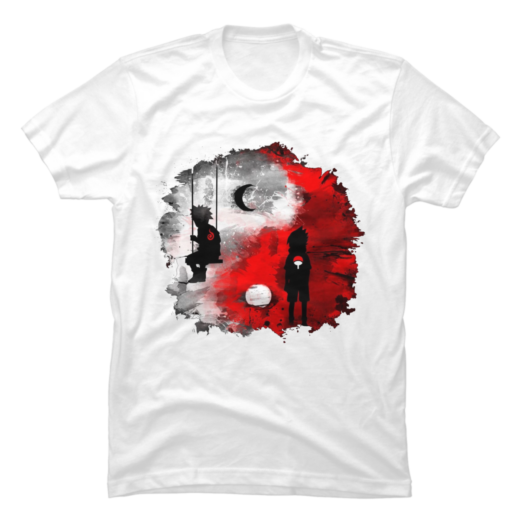 Футболка PrintBro Naruto and Sasuke Art.003