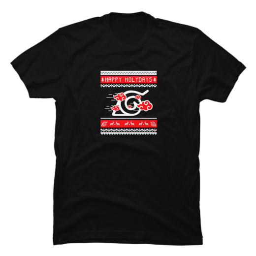 Футболка PrintBro Happy Holidays - Naruto Shippuden