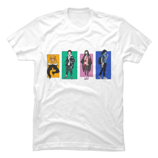 Футболка PrintBro Demon Slayer epic characters