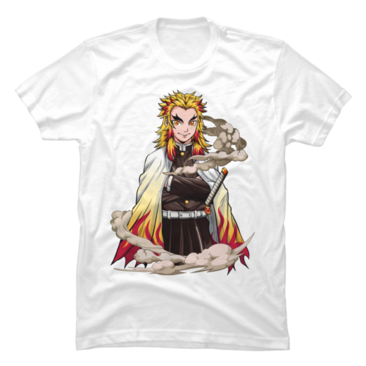 Футболка PrintBro Demon Slayer - Kyojuro Rengoku Art.001