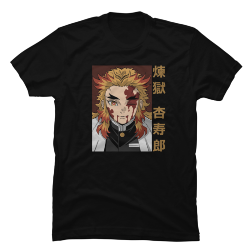 Футболка PrintBro Demon Slayer Rengoku