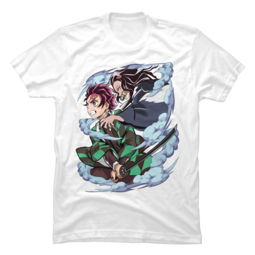 Футболка PrintBro Demon Slayer Tanjiro and Nezuko Art.001